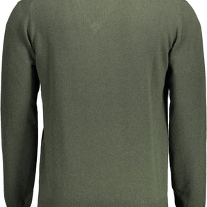 Harmont & Blaine Green Wool Men Sweater