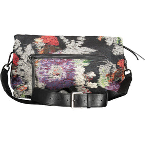 Bolso Desigual Chic de algodón negro con detalles en contraste