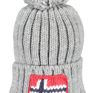 Gorro de invierno elegante con detalles de pompones de Napapijri