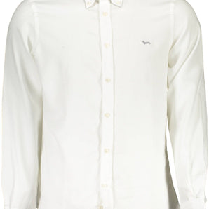 Harmont & Blaine White Cotton Men Shirt