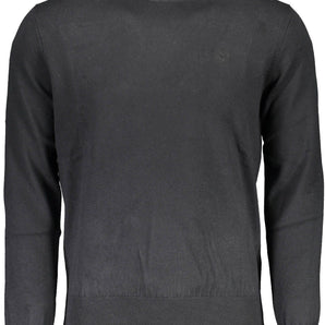 North Sails Black Cotton Men Sweater