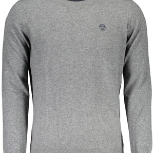 North Sails Gray Polyamide Men Sweater