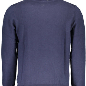 North Sails Blue Cotton Men Sweater