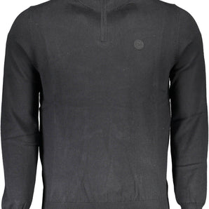 North Sails Black Cotton Men Sweater