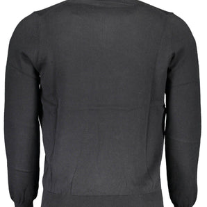 North Sails Black Cotton Men Sweater