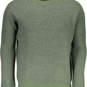 North Sails Green Wool Men Sweater