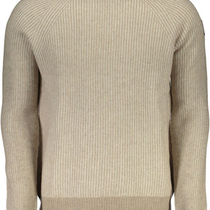 North Sails Beige Wool Men Sweater