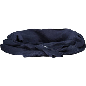 North Sails Elegant Blue Scarf with Distinctive Logo Detail