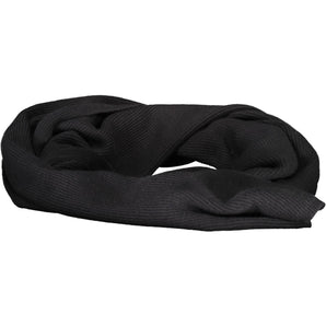 North Sails Black Cotton Men Scarf