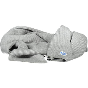 North Sails Gray Cotton Men Scarf