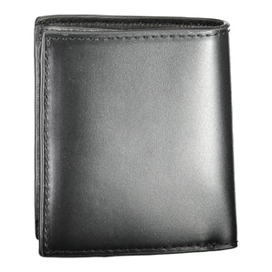 Tommy Hilfiger Black Leather Men Wallet