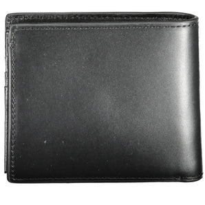 Tommy Hilfiger Black Leather Men Wallet