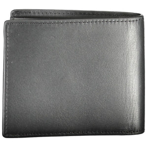 Tommy Hilfiger Black Leather Men Wallet