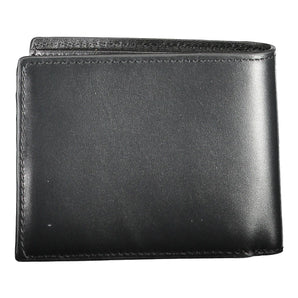 Tommy Hilfiger Black Leather Men Wallet