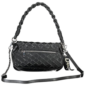 Desigual Chic Black Expandable Shoulder Bag