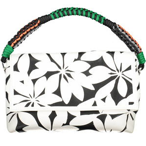 Bolso de hombro Desigual Chic blanco con detalle en contraste