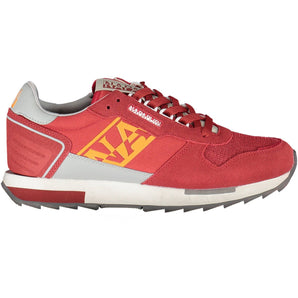 Napapijri Red Polyester Men Sneaker