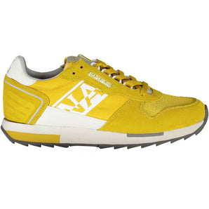 Napapijri Yellow Polyester Men Sneaker