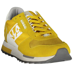 Napapijri Yellow Polyester Men Sneaker