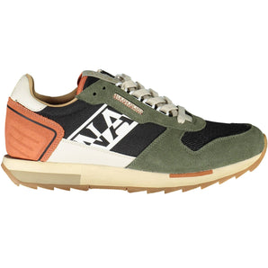 Napapijri Zapatillas con cordones verdes de moda para el hombre moderno