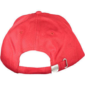 North Sails Elegant Red Cotton Cap with Logo Visor