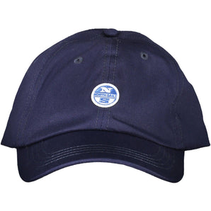 North Sails Nautical Charm Cotton Visor Cap - Ocean Blue