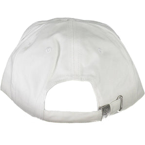 North Sails Elegant White Visor Cap with Logo Detail