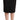 GF Ferre Black Straight Pencil Cut Knee Length Skirt