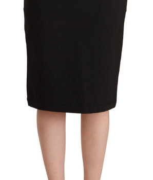 Falda lápiz negra elegante de GF Ferre hasta la rodilla