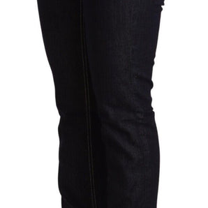 GF Ferre Chic Low Waist Skinny Jeans in Timeless Black