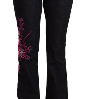 Elegancia vaquera acampanada de cintura media Exte Chic