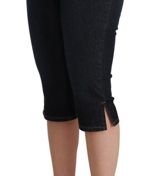 Pantalones vaqueros capri elegantes de cintura baja de GF Ferre