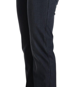 MARGHI LO' Chic Vaqueros de corte recto azul oscuro