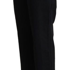 John Galliano Elegant High Waist Cropped Jeans