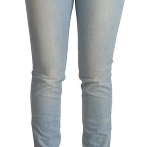 MILA SCHÖN Elegant Slim Fit Cotton Blend Jeans