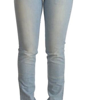 MILA SCHÖN Vaqueros elegantes de corte slim en mezcla de algodón