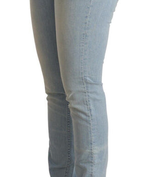 MILA SCHÖN Vaqueros elegantes de corte slim en mezcla de algodón