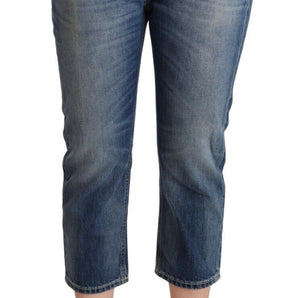 Dondup Elegant Mid-Waist Cotton Denim Jeans