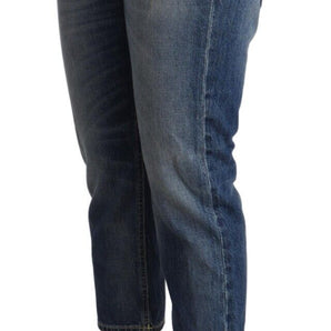 Dondup Elegant Mid-Waist Cotton Denim Jeans