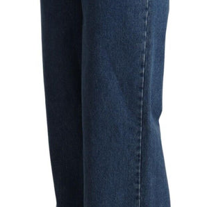 GCDS Chic High-Waist Boot Cut Denim