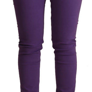 CYCLE Chic Purple Low Waist Skinny Jeans