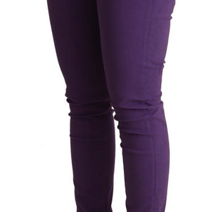 CYCLE Chic Purple Low Waist Skinny Jeans