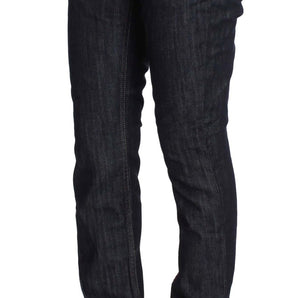 Acht Elegant Straight Leg Dark Blue Jeans