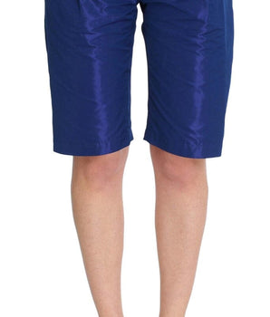 Ermanno Scervino Blue Above Knees Bermuda Shorts Ermanno Scervino 