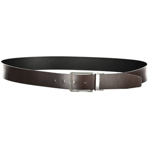 Calvin Klein Brown Leather Men Belt