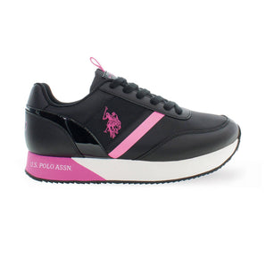 U.S. POLO ASSN. Black Polyester Women Sneaker