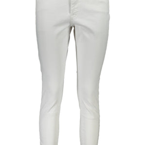 Tommy Hilfiger White Cotton Women Jeans