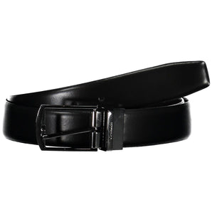 Calvin Klein Black Leather Men Belt