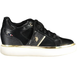 U.S. POLO ASSN. Black Polyester Women Sneaker