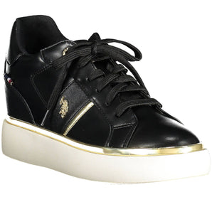 U.S. POLO ASSN. Black Polyester Women Sneaker